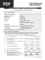 Mariner's National Insurance Questionnaire | PDF | Employment | Government