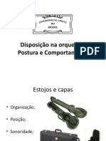 Disposição na orquestra - Postura e Comportamento