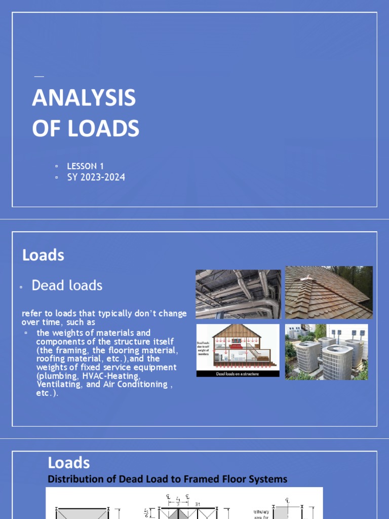 Lec1 Structural LoadsUpdated PDF Structural Load Beam (Structure)