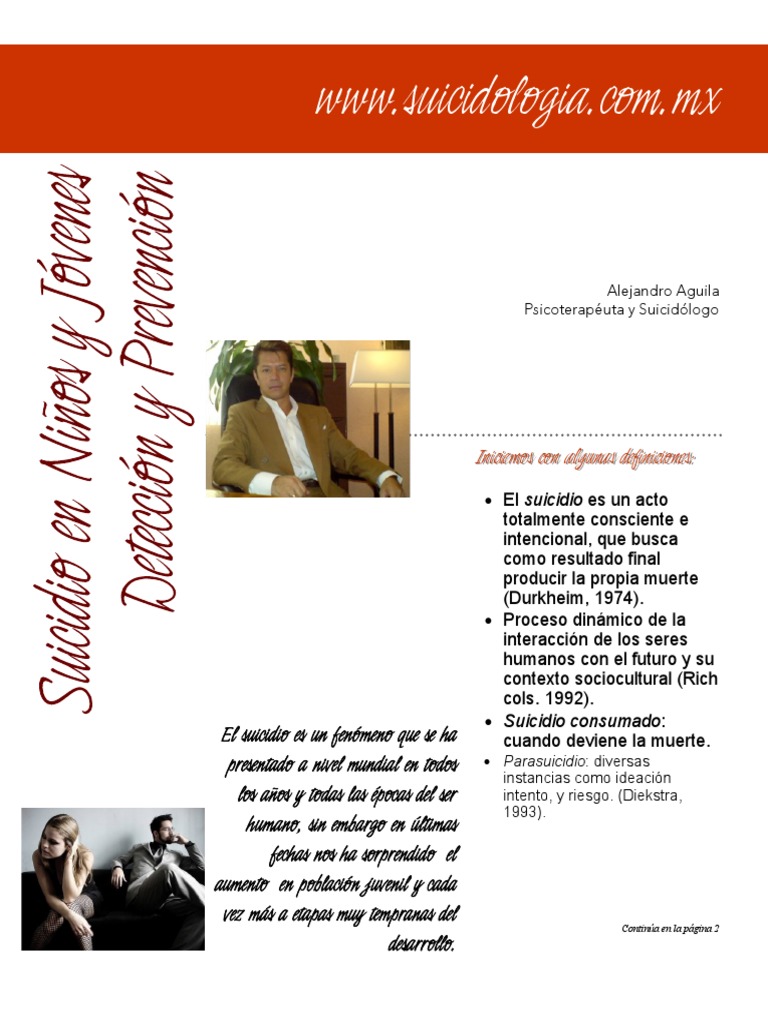 Suicidio en Ninos y Jovenes | PDF | Suicidio | Causas de la muerte