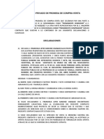 Contrato Privado de Promesa de Compra-Venta