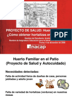 Proyecto Comunitario Huerto Familiar PPT