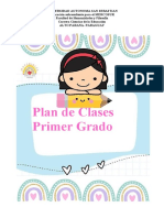 Plan de Clase Primer Grado 2023