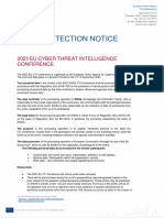 1 Data Protection Notice 2023 Eu Cti Conference