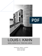 Louis Kahn - Nada Juega Si El Todo No Juega