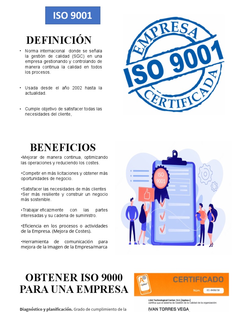 Guía para Certificación ISO 9001 | PDF | Iso 9000 | Calidad (comercial)