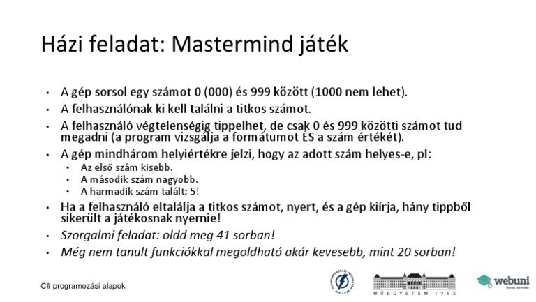 Mastermind | PDF
