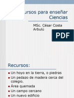 Recursos para Enseñar Ciencias