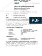 Informe Tecnico Nº062-2023 I.E. Virgen Del Carmen