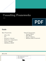 Consulting Frameworks