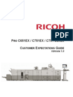 Pro C651EX C751 Series Customer Expectations Guide V1 - 0