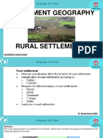 5 Geography Grade 12 Rural Settlements