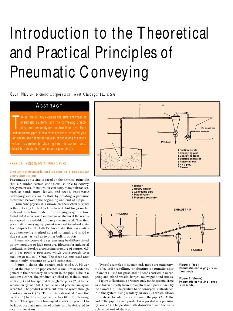 Pneumatic conveying thesis image