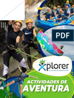 Portafolio Actividades de Aventura XPLORER