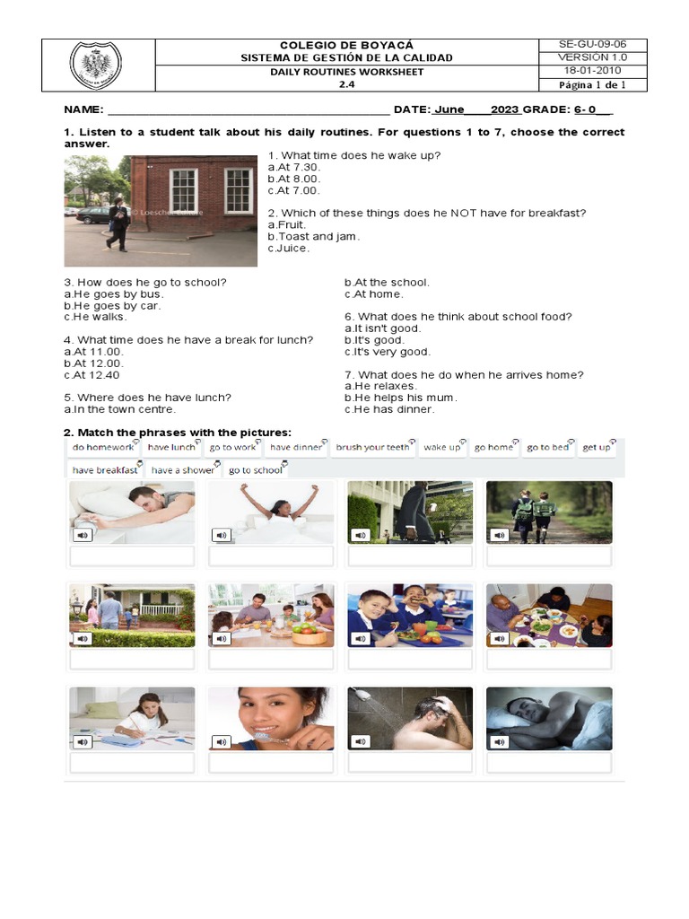2.3 Simple Present To Express Routines | PDF | Linguistics | Grammar