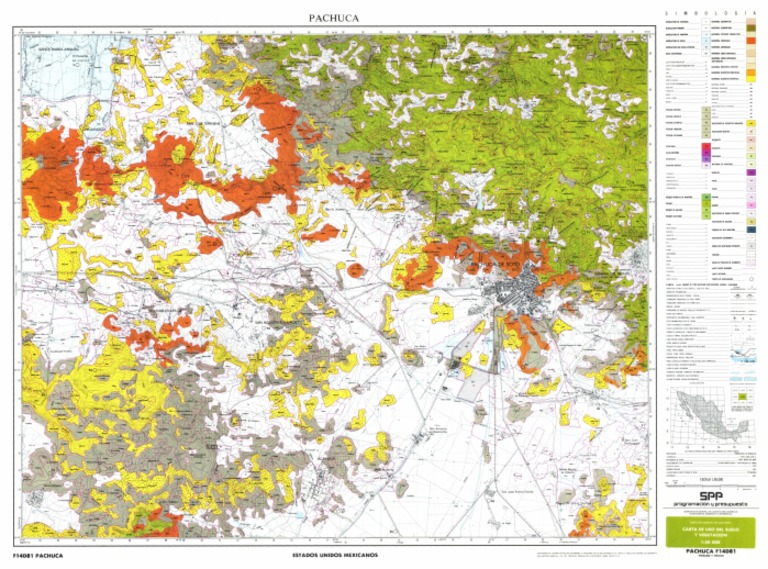Carta Uso De Suelo 1 50000 Pachuca F14d81 Pdf
