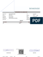 Department of Laboratory: Abdulrahman Adam