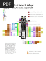 Adafruit Feather M0 Adalogger Pinout