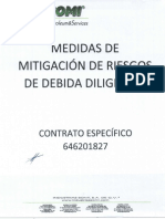 Medidas de Mitigacion de Riesgo de Debida Diligencia - Contrato 646201827-1