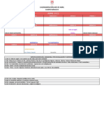 ABRIL 2023: Calendarización Mes de Abril Cuarto Básico B