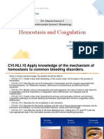 Hemostasis AUA F2023 - Student's