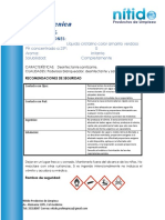 Ficha Técnica CLORO 6%