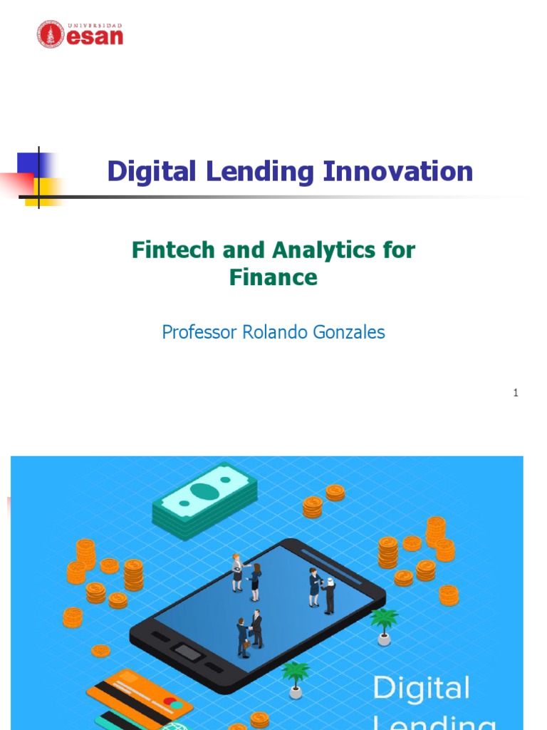 Digital Lending Innovation Pdf Loans Factoring Finance