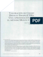 Valoración de Credit Default Swaps (CDS)