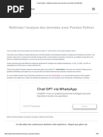 Analyse de données avec Python | PDF | Structure de contrôle ...