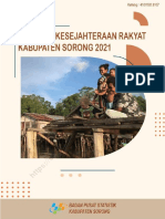 Statistik Kesejahteraan Rakyat Kabupaten Sorong 2021