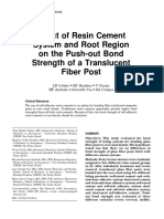 Effect of Resin Cement