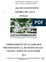 Pueaa Algarrobos - San Calixto, Aguas Superficiales