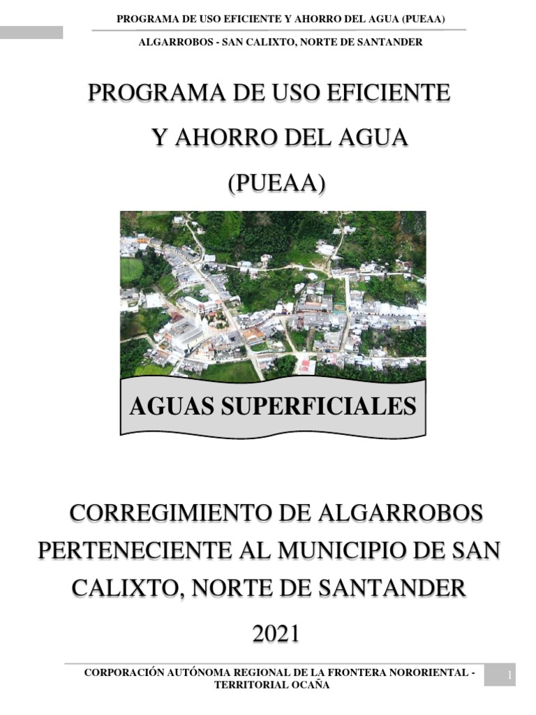 Ahorro y Uso Eficiente del Agua en Algarrobos | PDF | Suelo | Los bosques