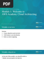 AcademyCloudArchitecting Module 01