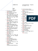 Soal Cerdas Cermat Alkitab (CCA)