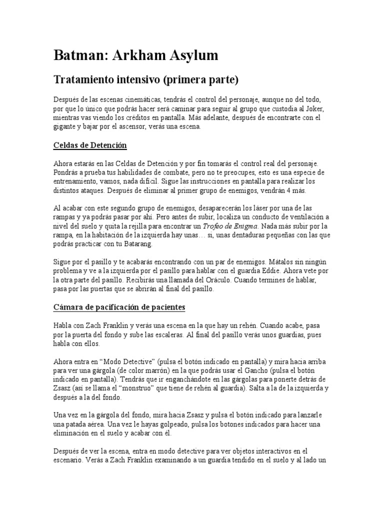 Guia Batman - David Lopez | PDF | hombre murciélago, image size:768x1024