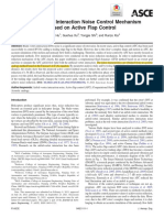 Airfoil-Vortex Interaction Noise Control Mechanism Based On Active Flap Control