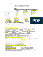 English Practice 1: Part Two: Lexico-Grammar