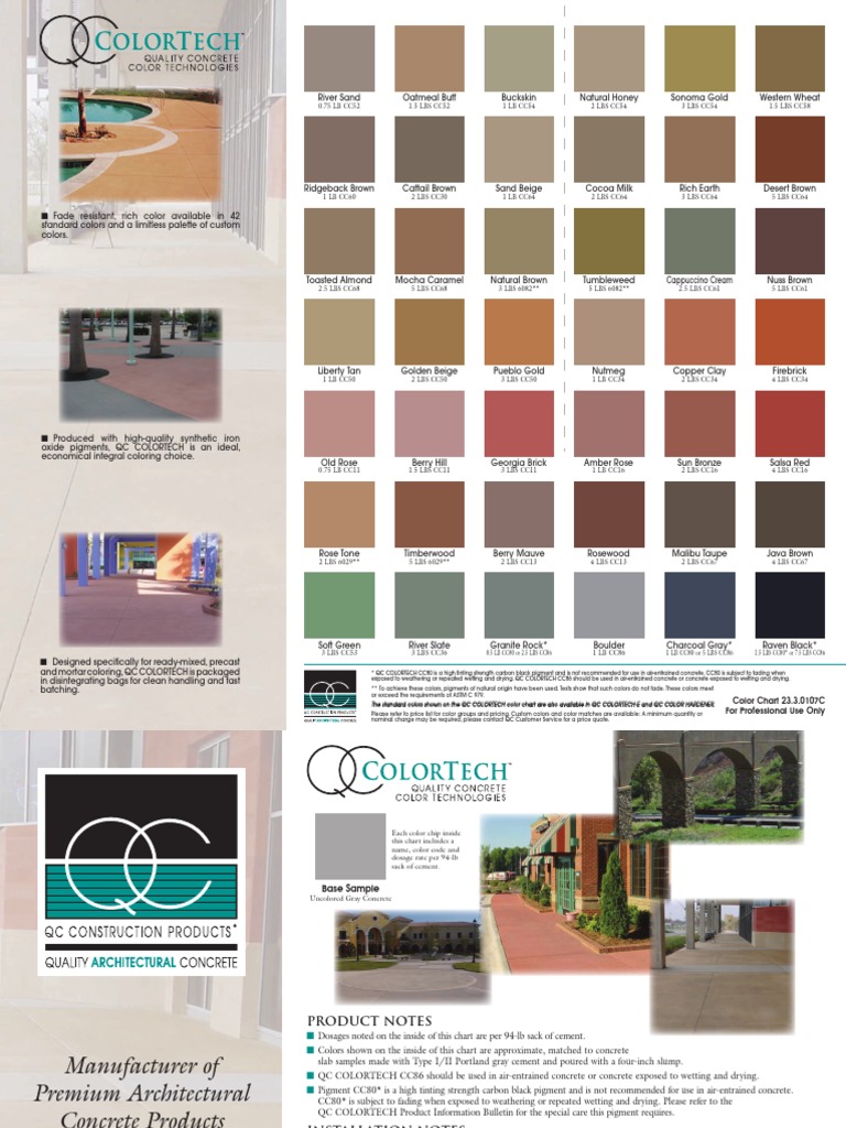  ColorTech Color Guide PDF Concrete Cement