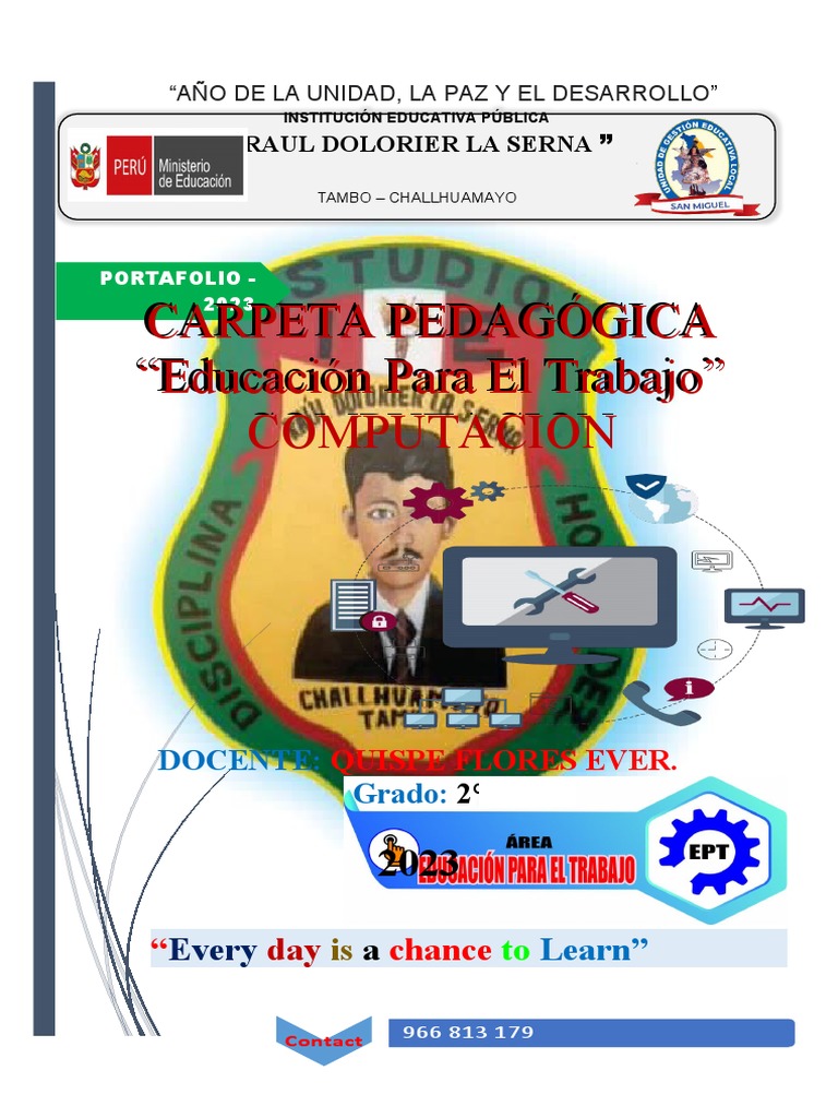 Caratulas para Portafolio Docente | PDF