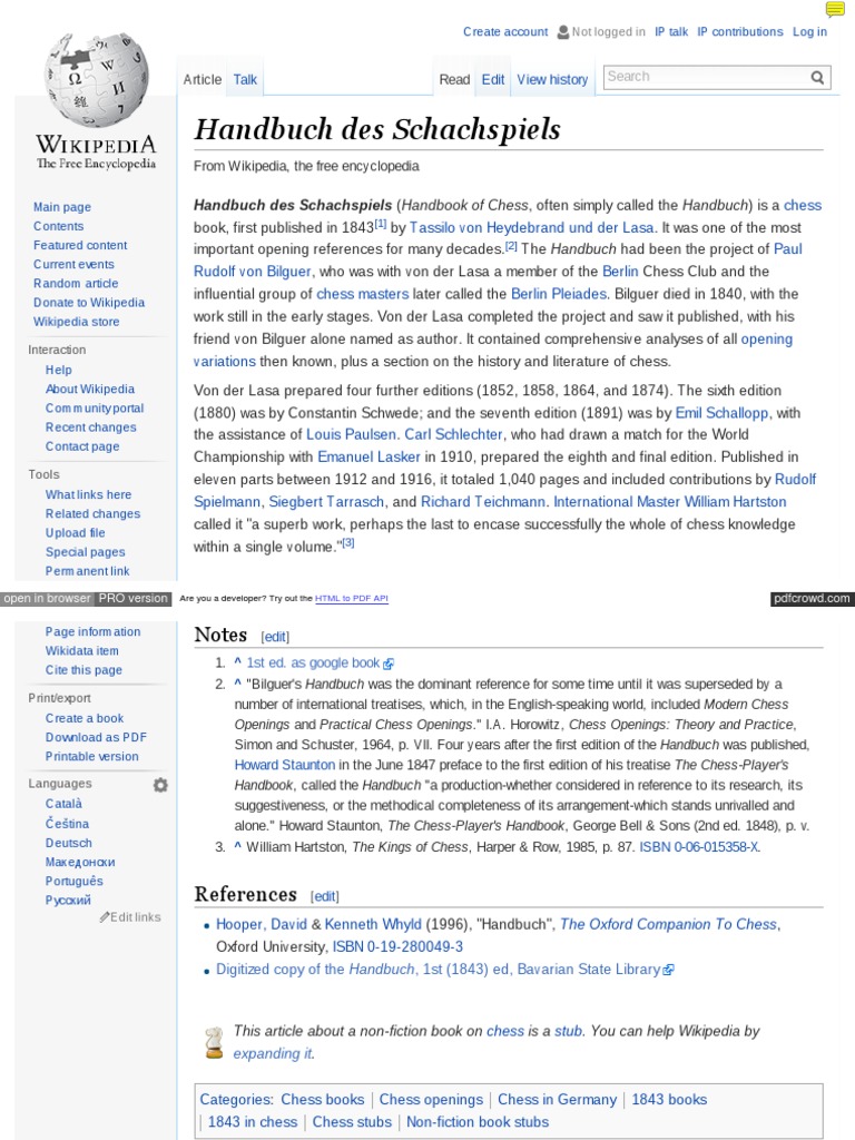 BILGUER Paul Rudolph Von LASA Tassilo Von Heydebrand Und Der (1843