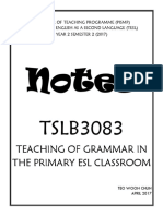 TSLB3083 Notes