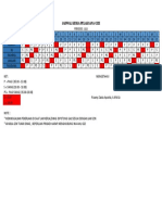 Jadwal Kerja Pelaksana Gizi Bulan Juli