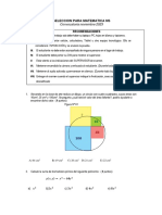 Examen de Seleccion para Matematica NS