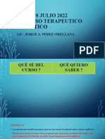 Clase 8 Julio 2022 Proceso Terapeutico Analitico