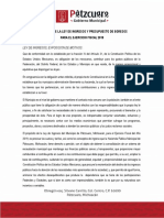 3 Contenido de La Ley de Ingresos y Presupuesto de Egresos