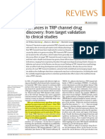 Advances in TRP Channel Drug Discovery, From Target Validation To Clinical Studies
