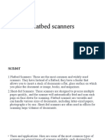Types of Flat Bed Scanners
