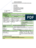 Jueves 15 de Junio Del 2023 SESIÓN DE APRENDIZAJE