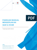 Panduan Manual Mengerjakan Quiz Dan Exam